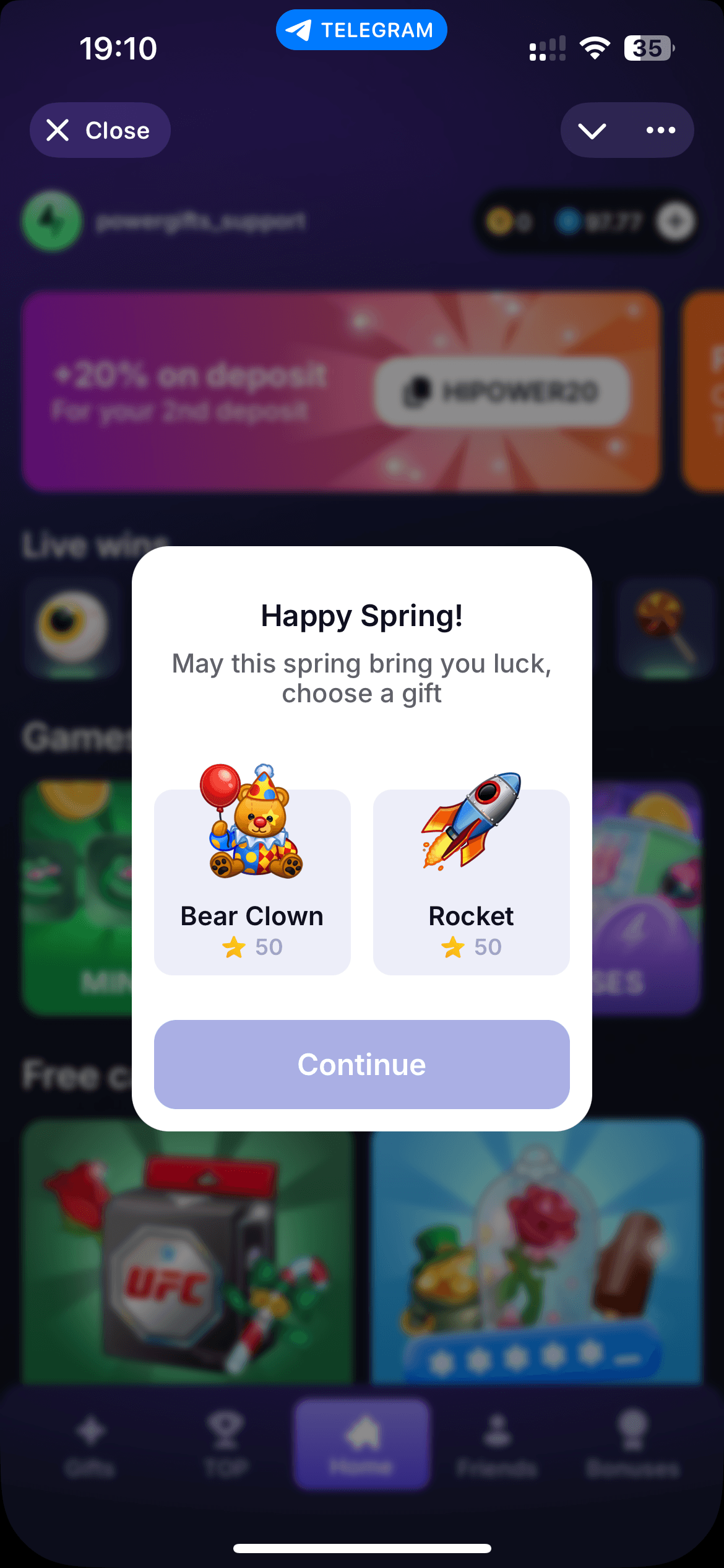 PowerGifts screenshot 1
