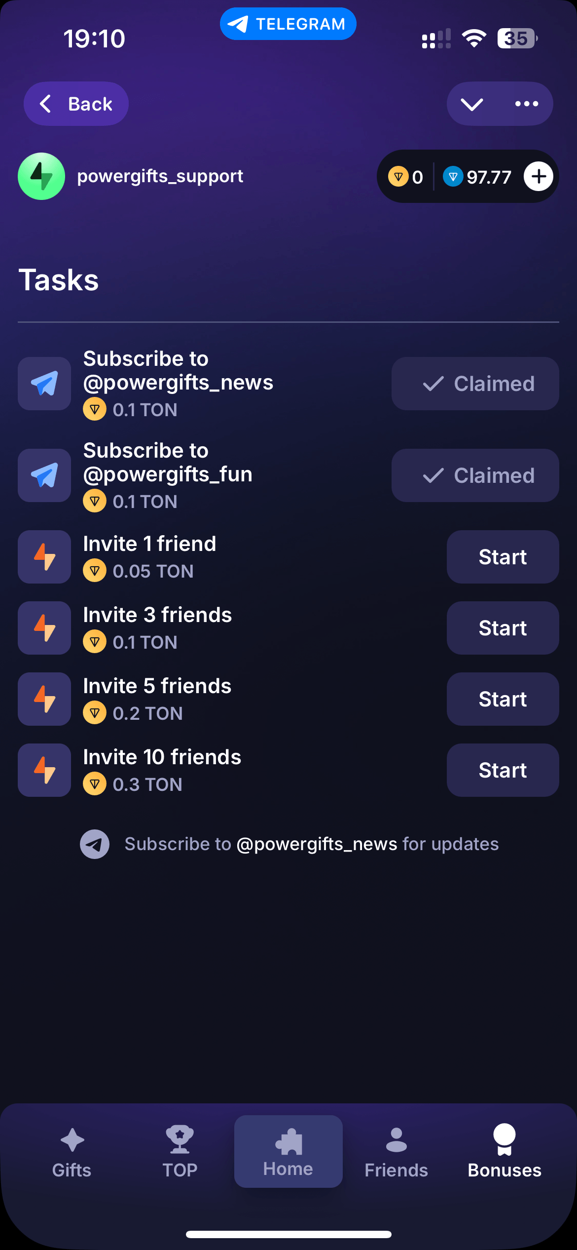 PowerGifts screenshot 2