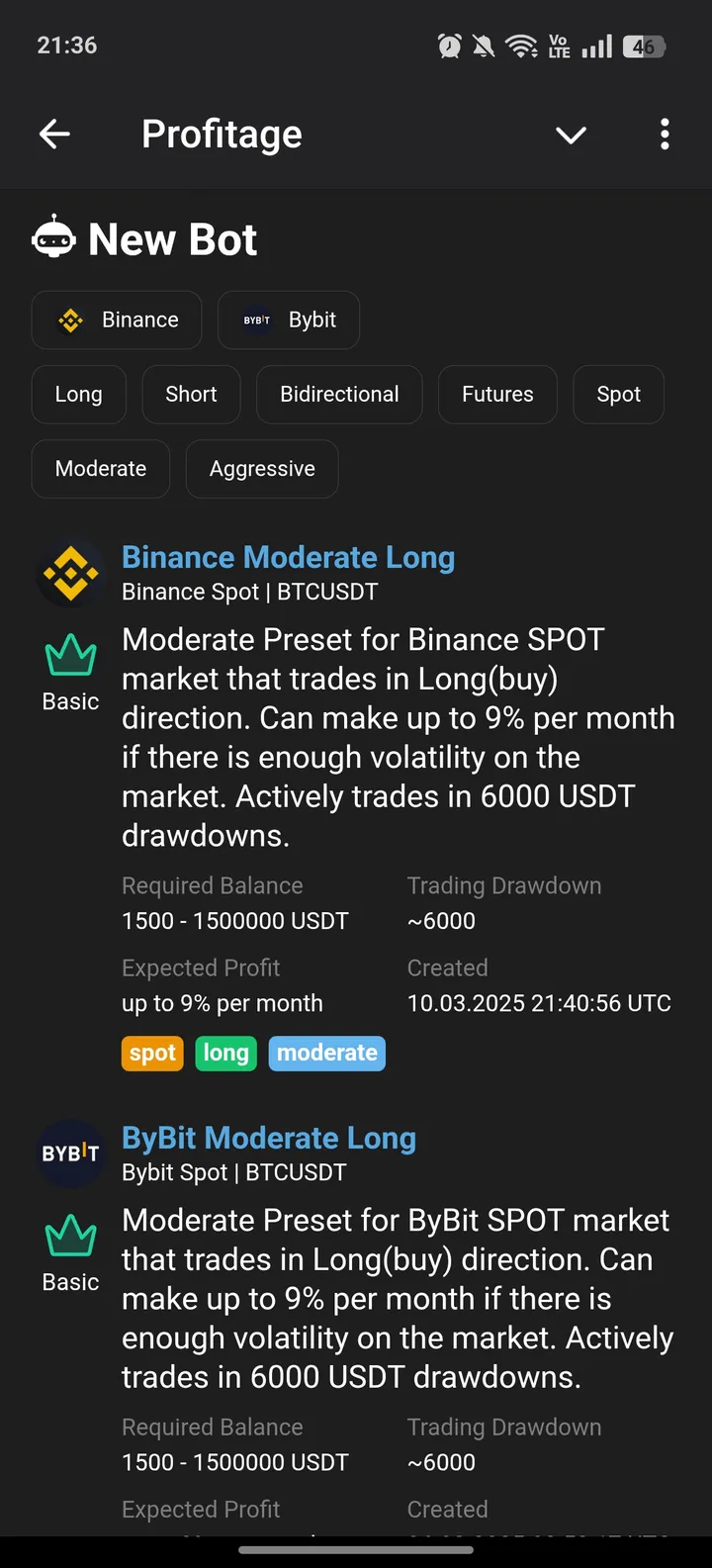 Profitage screenshot 4