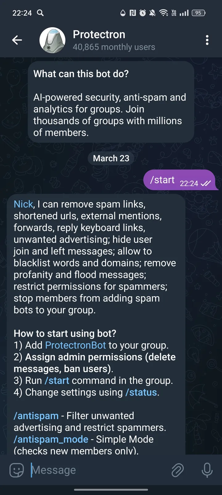 Protectron screenshot 1