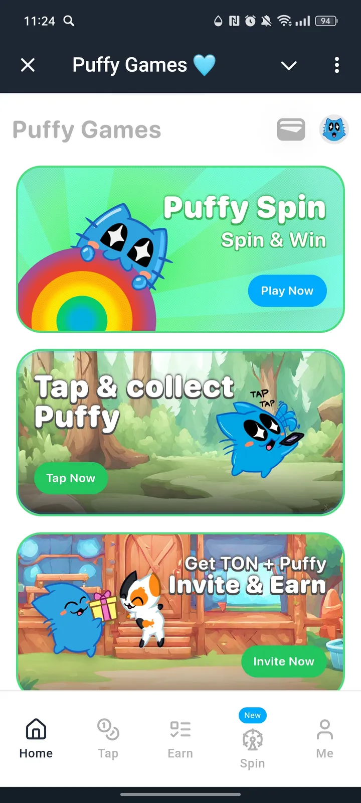 Puffy Games screenshot 1