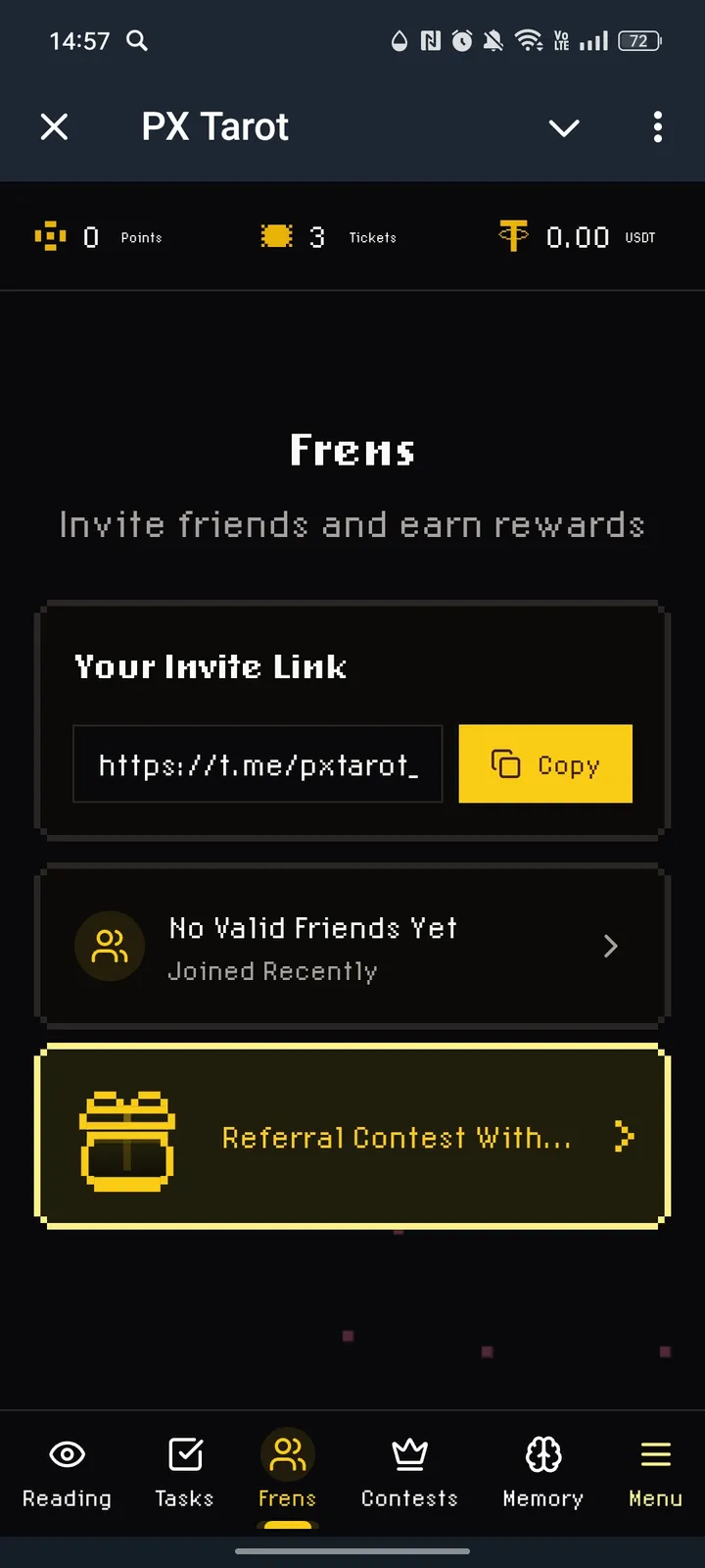 PX Tarot screenshot 3