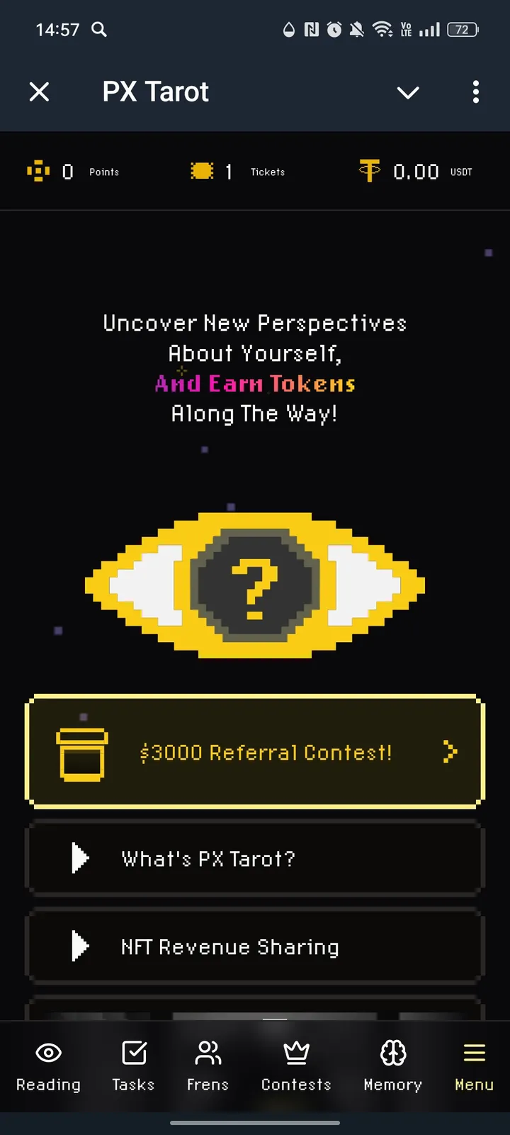 PX Tarot screenshot 1