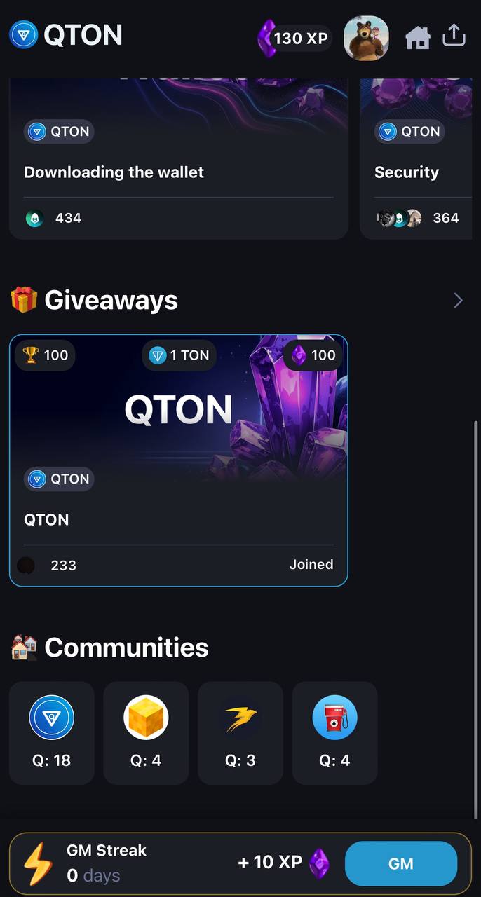 How QTON looks