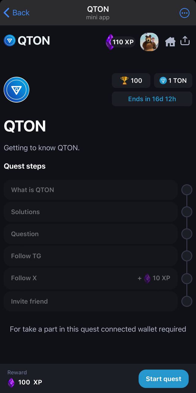 How QTON looks