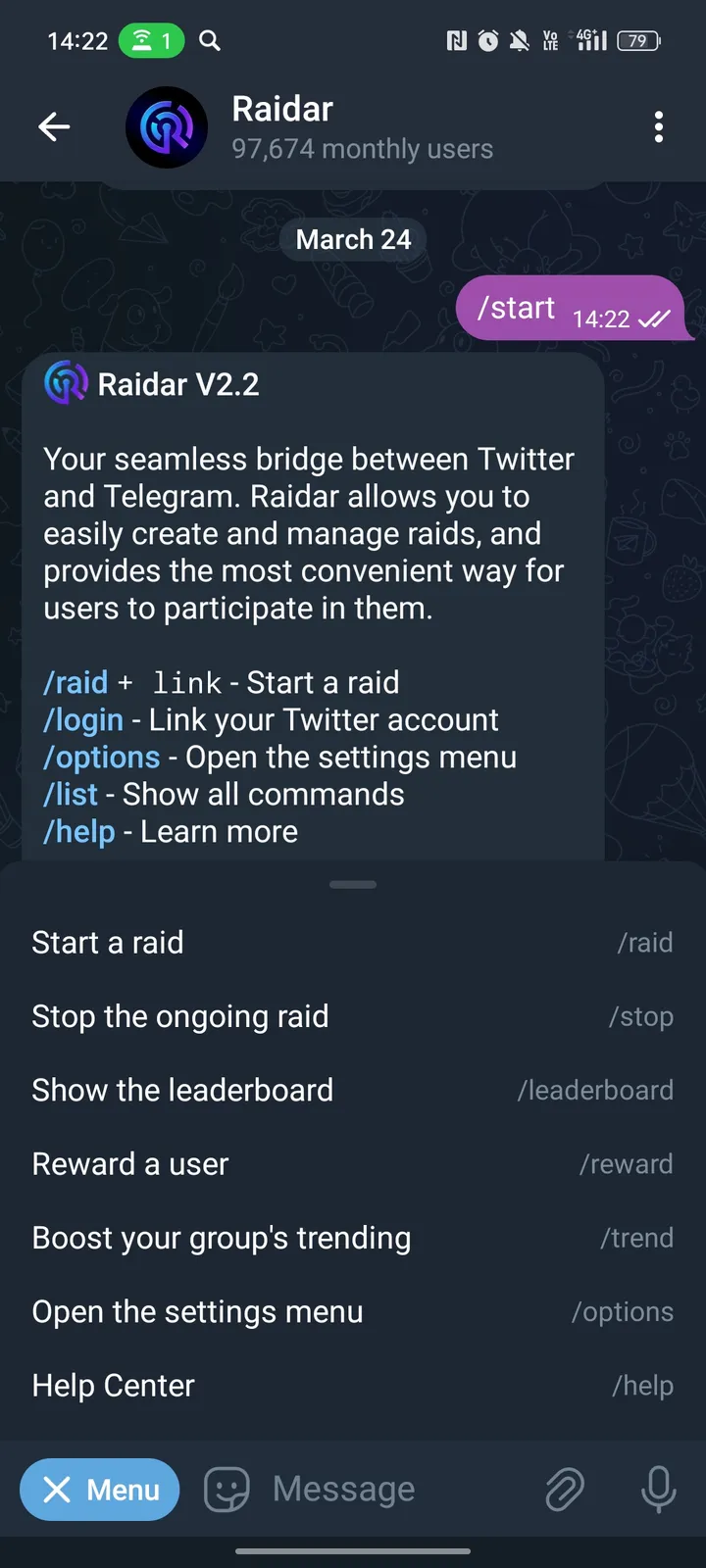 Raidar screenshot 3