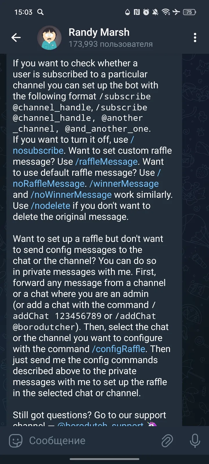 Randym Bot screenshot 2