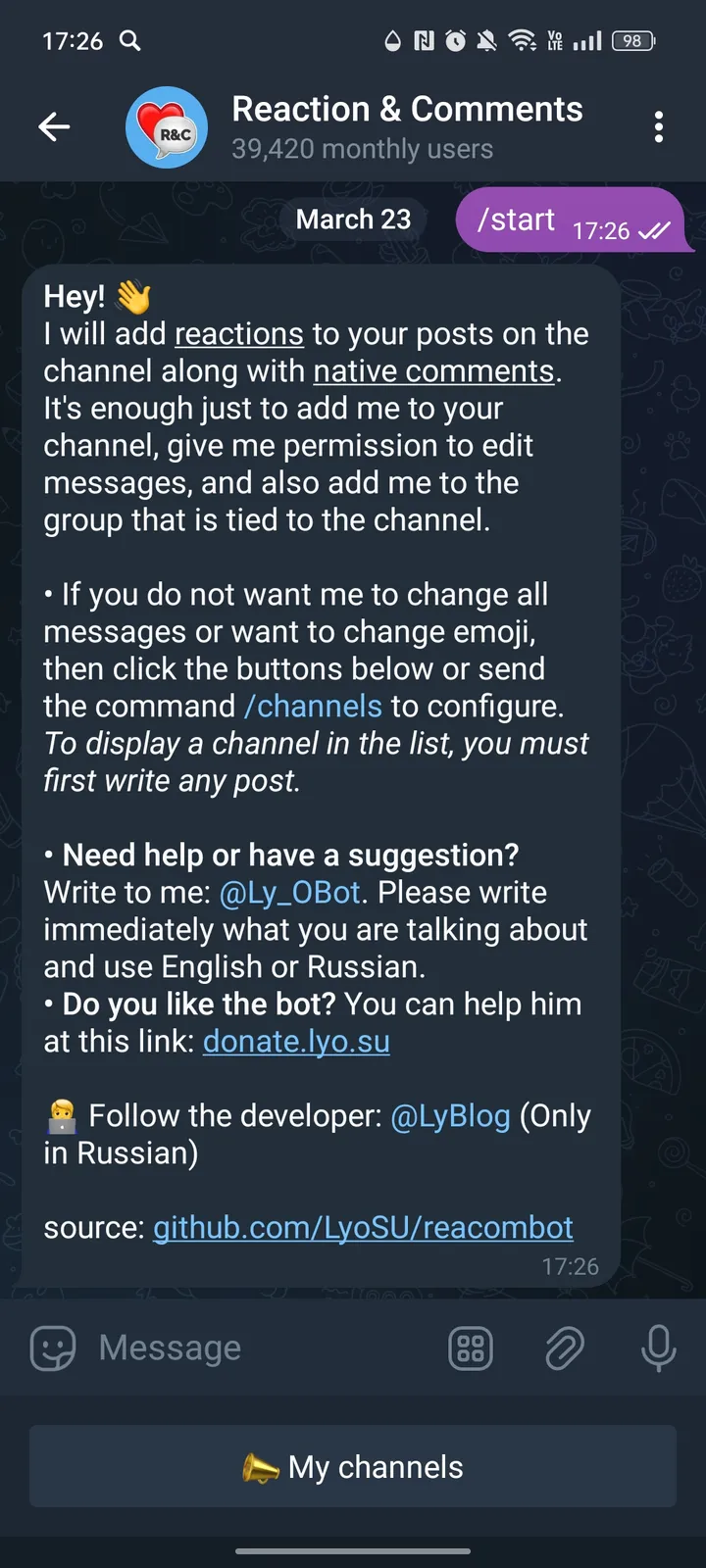 Reaction & Comments screenshot 3