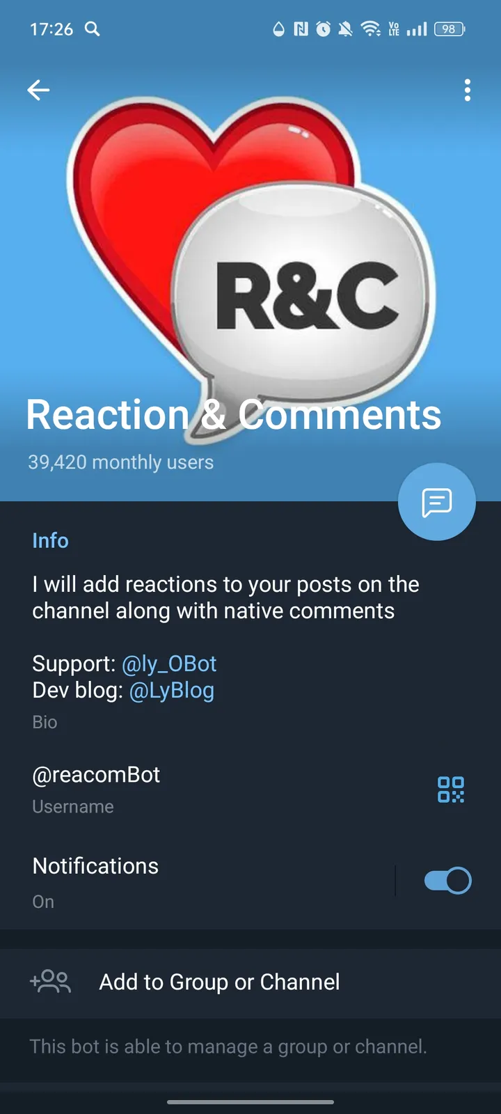 Reaction & Comments screenshot 4