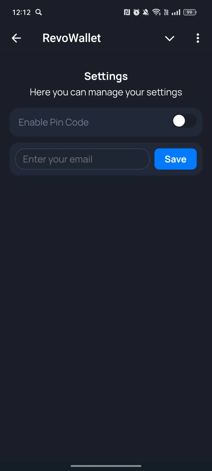 How RevoWallet looks