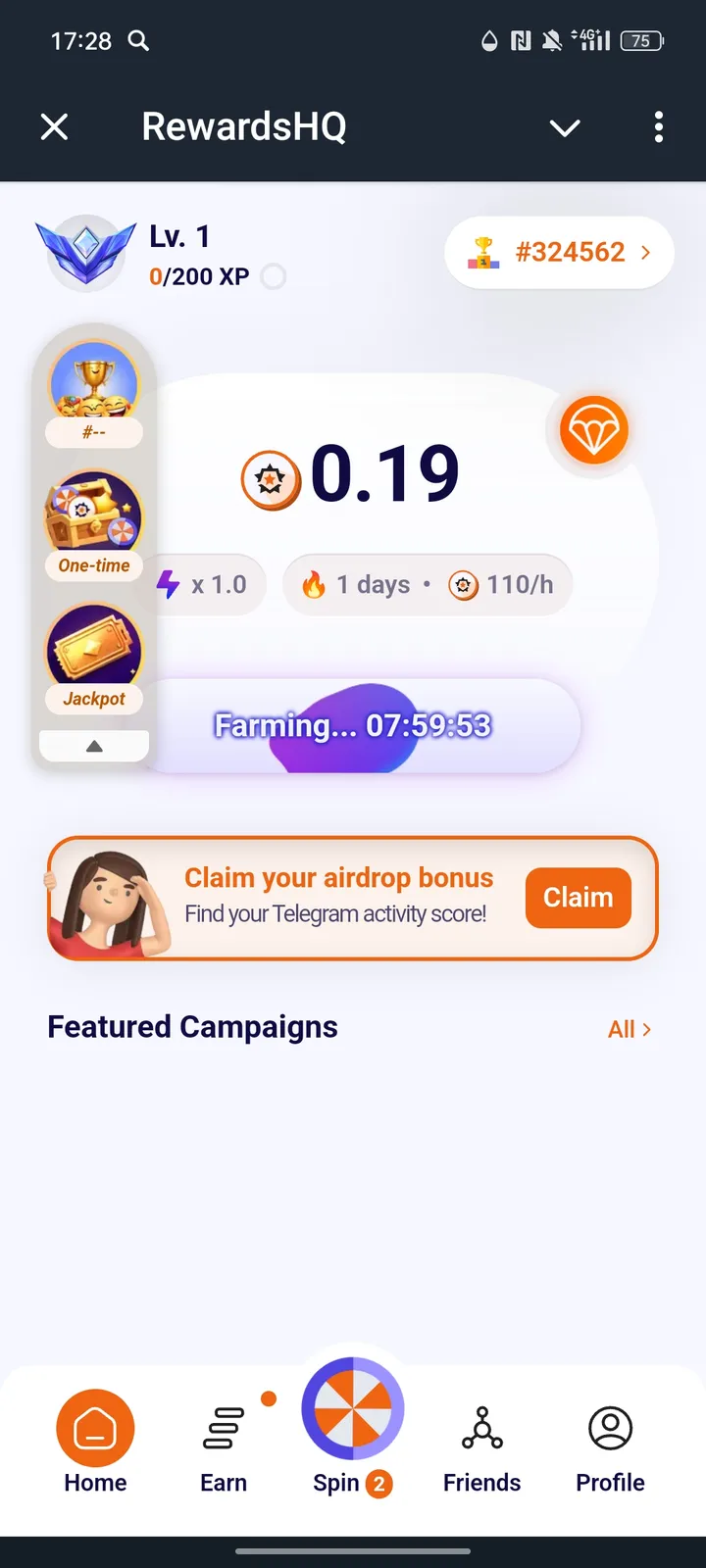 RewardsHQ screenshot 1