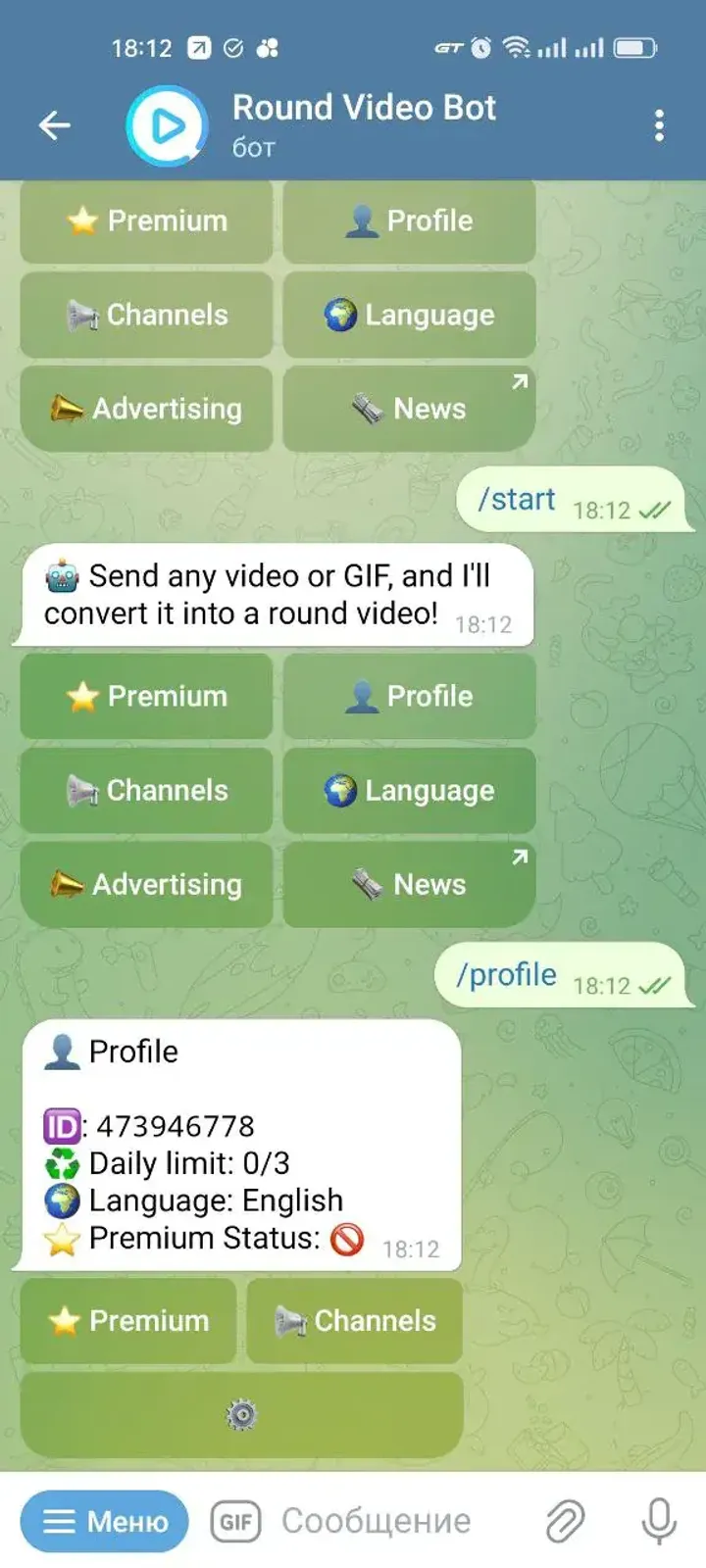 Round Video Bot screenshot 3