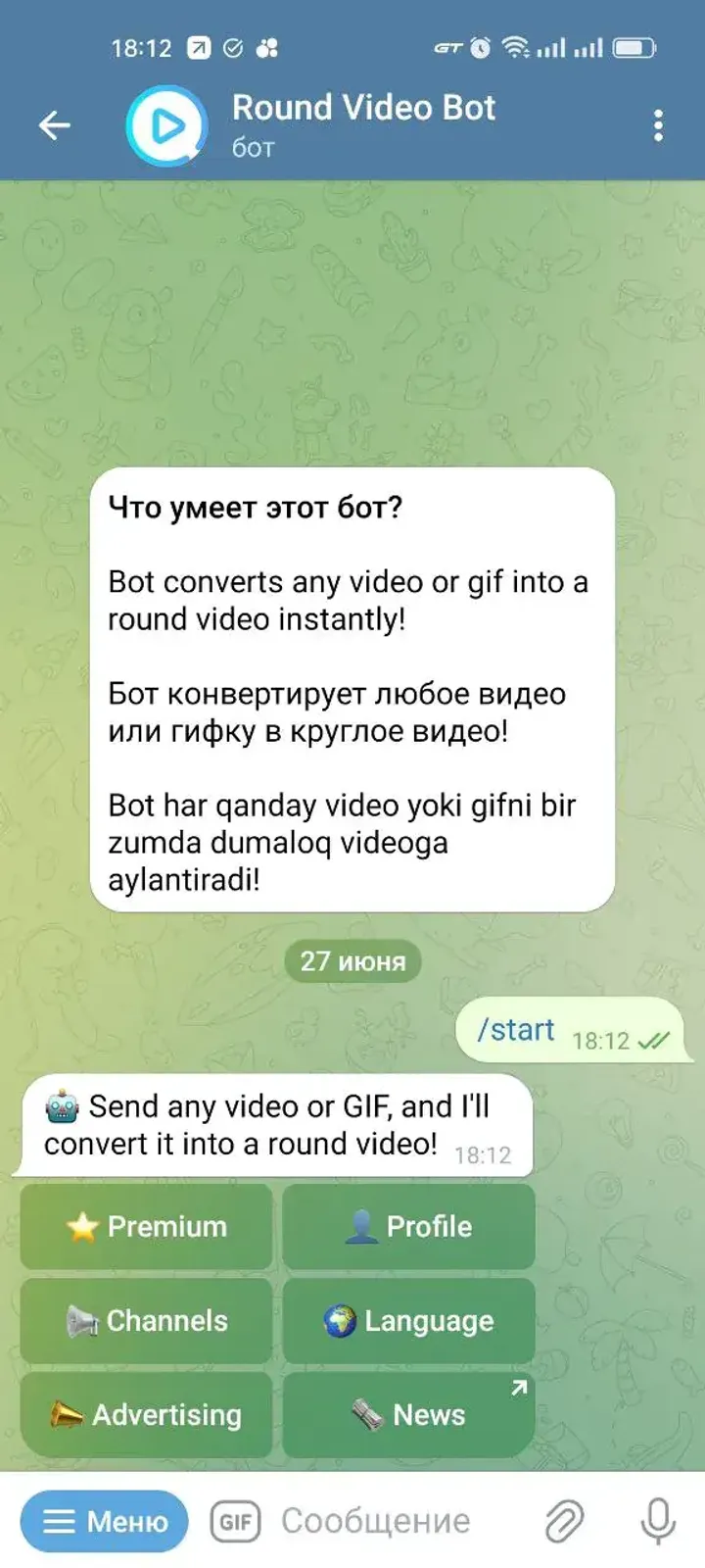 Round Video Bot screenshot 4