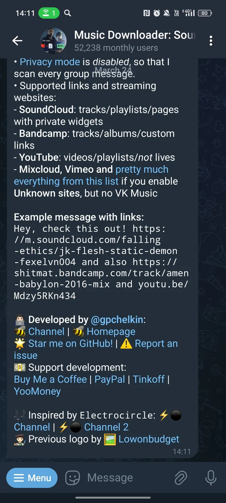 SCDL Music Downloader screenshot 2