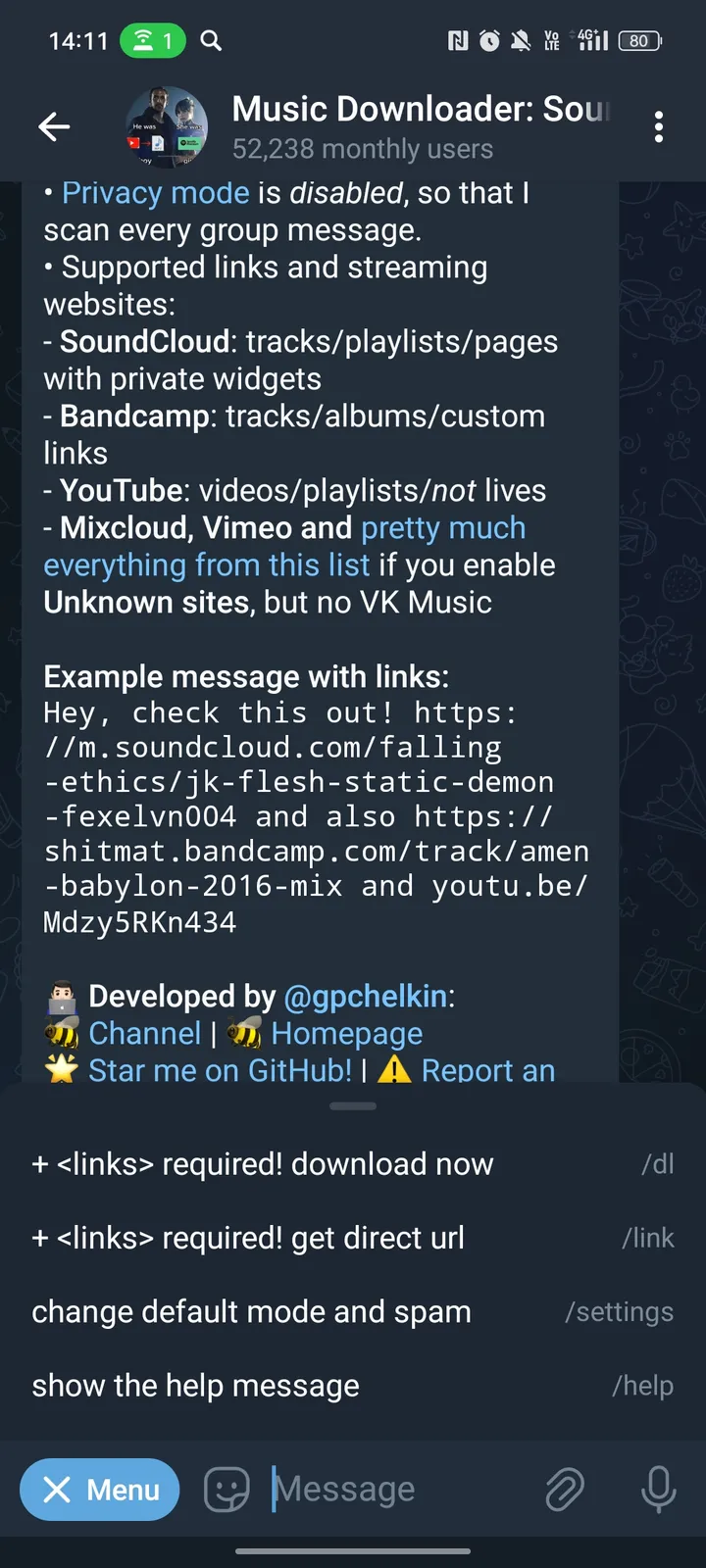 SCDL Music Downloader screenshot 3
