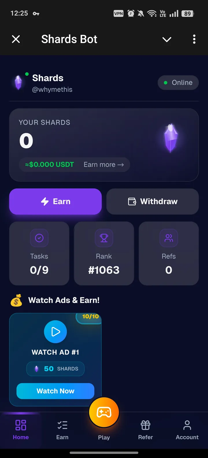 Shards Bot screenshot 1