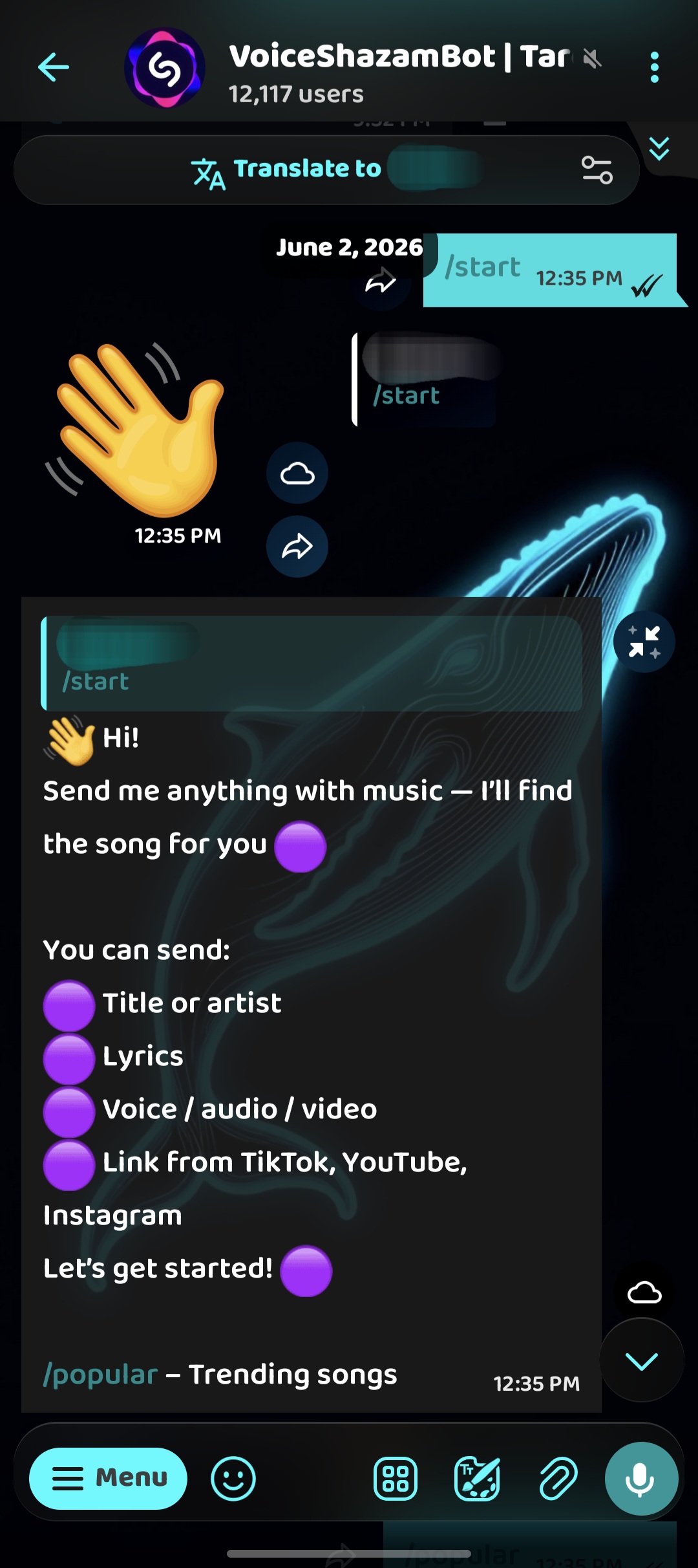 Shazam Voice screenshot 1