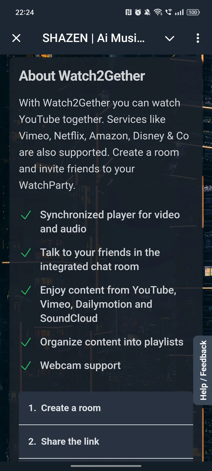 Shazen screenshot 2