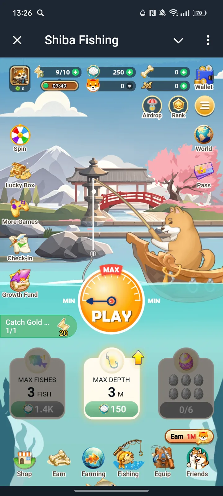 Shiba Fishing screenshot 1