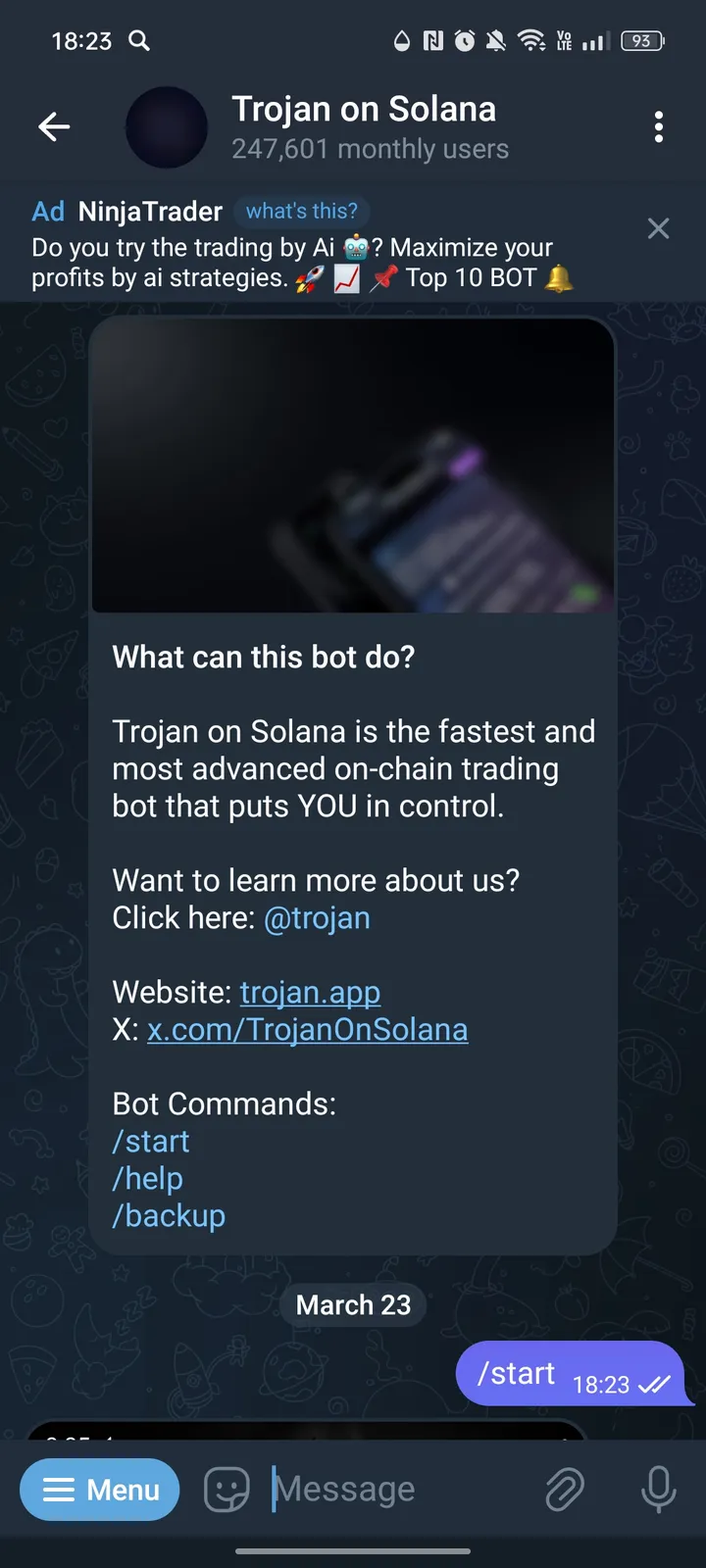 Trojan screenshot 1