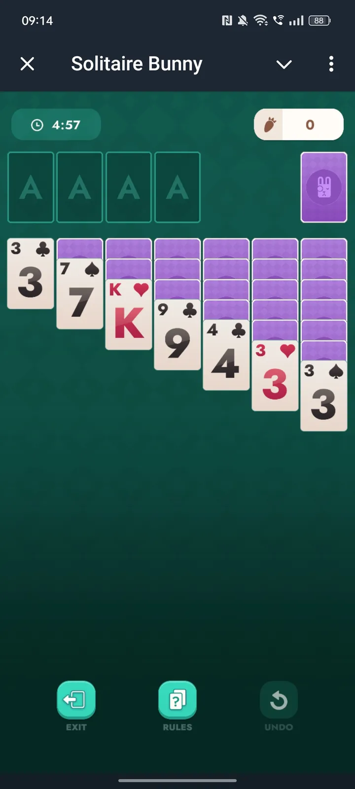 Solitaire Bunny screenshot 1