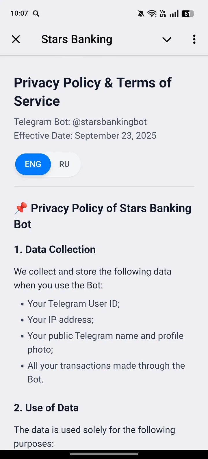 Stars Banking screenshot 4
