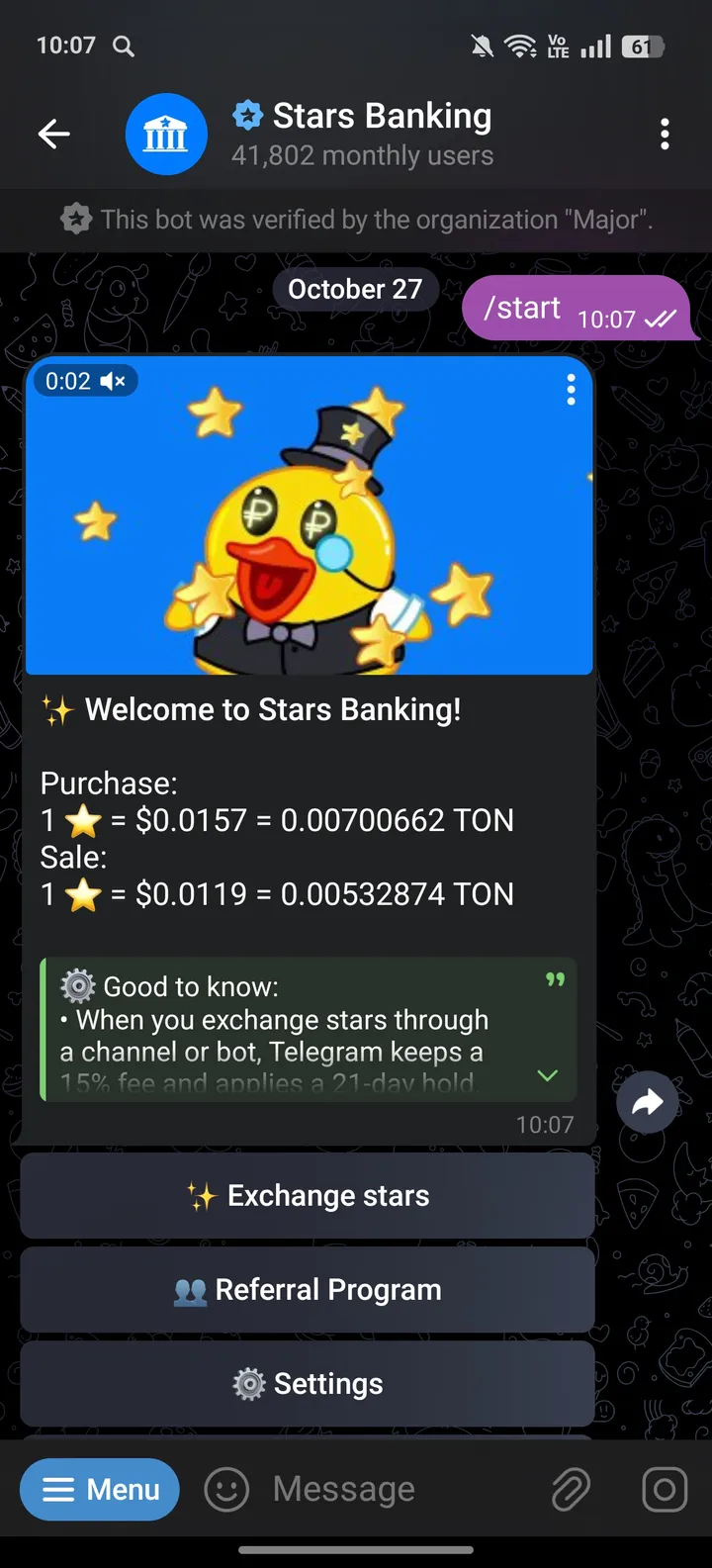 Stars Banking screenshot 2