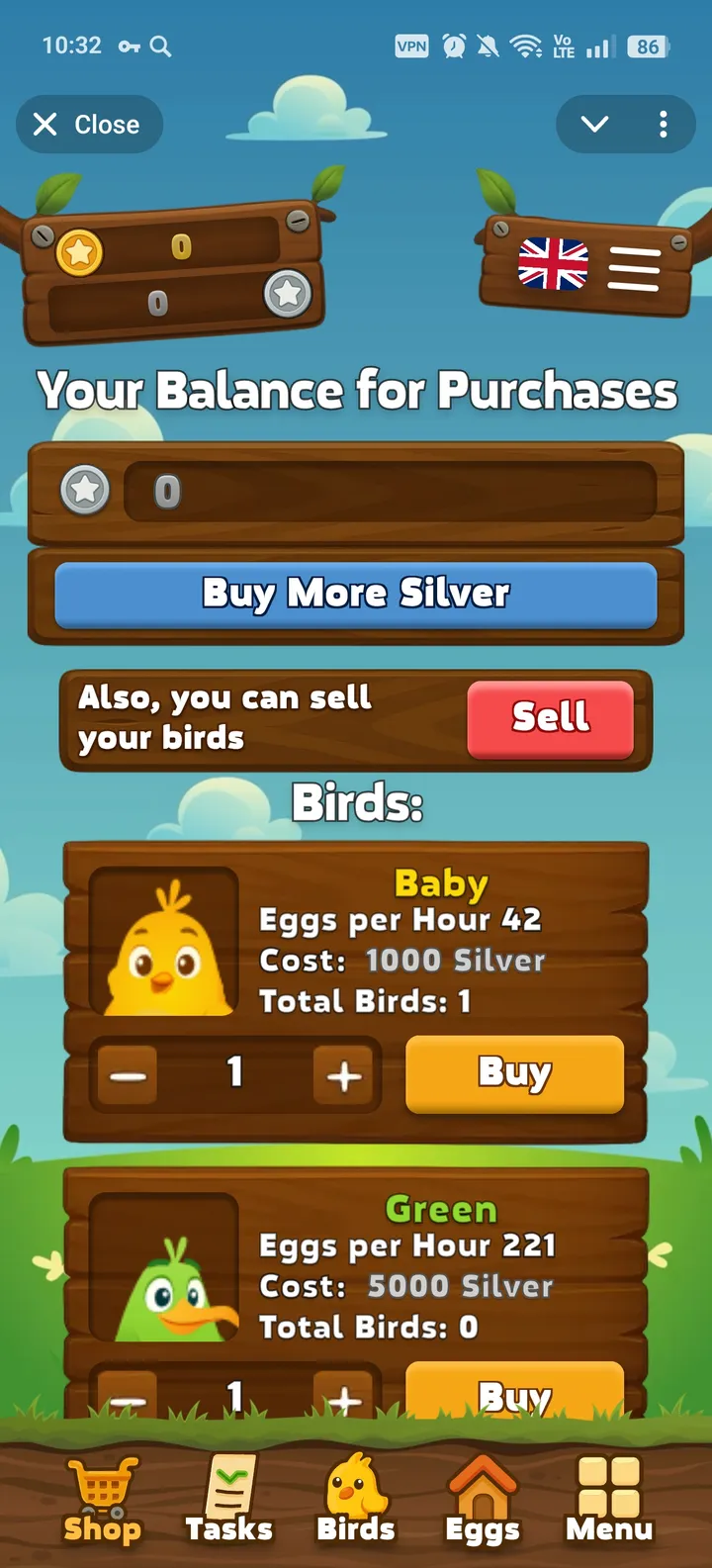 Stars Birds screenshot 4
