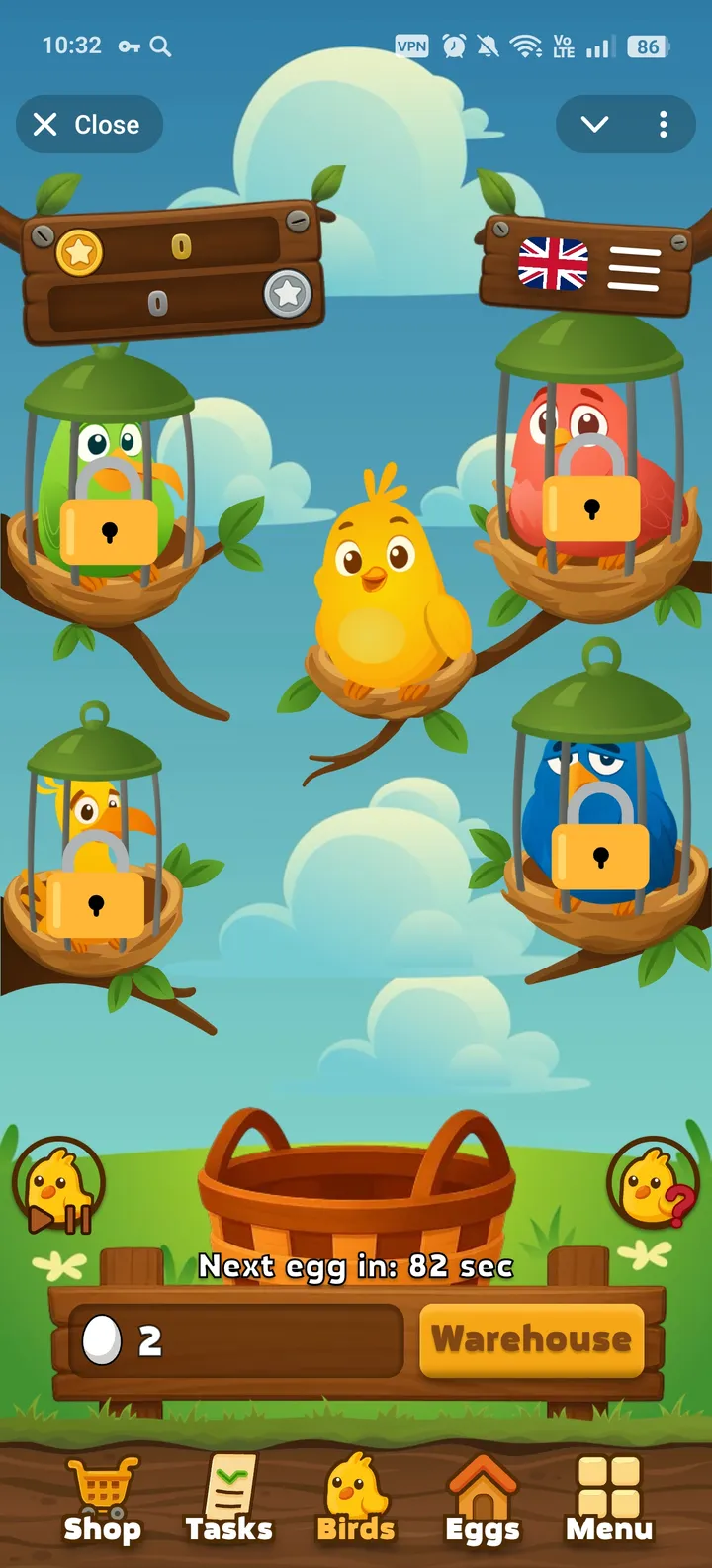 Stars Birds screenshot 1