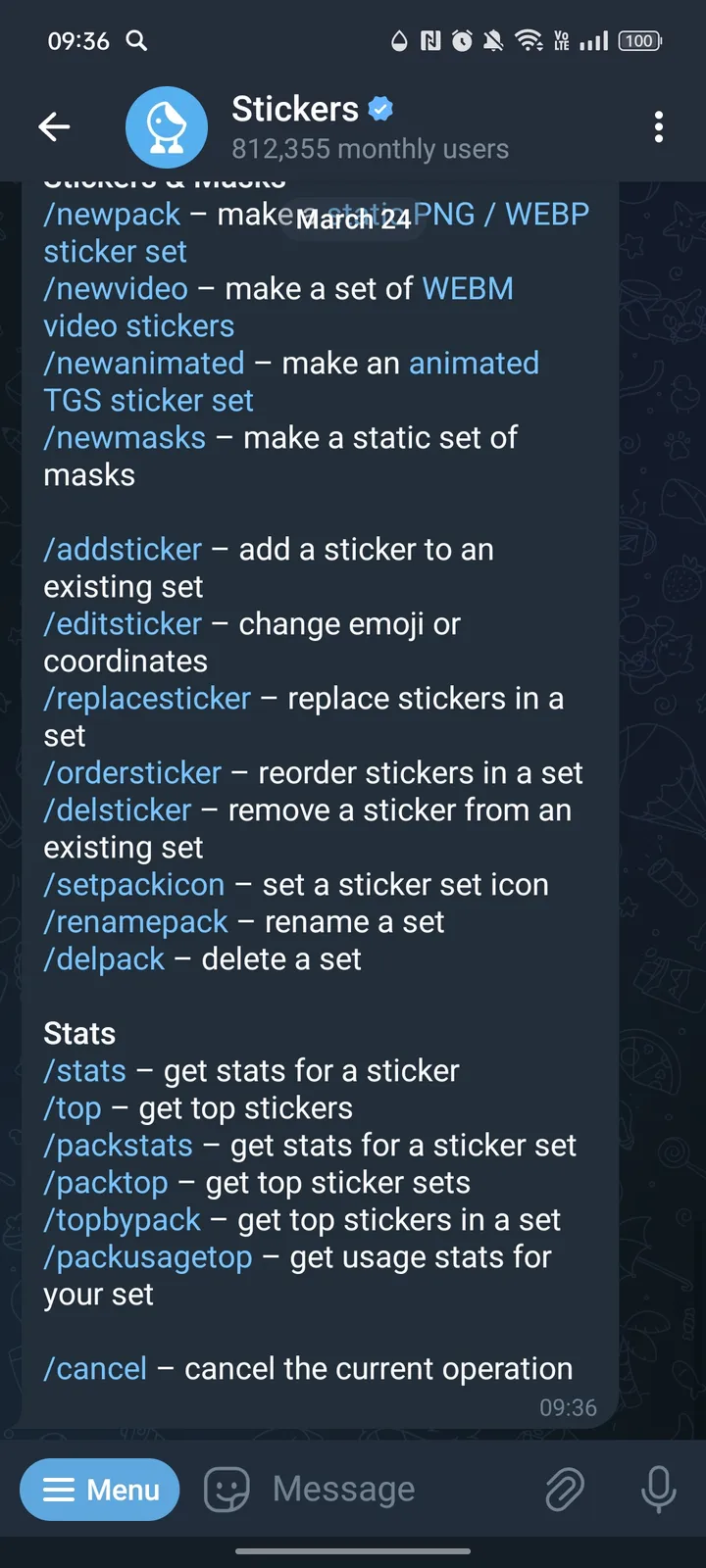 How Stickers Bot looks