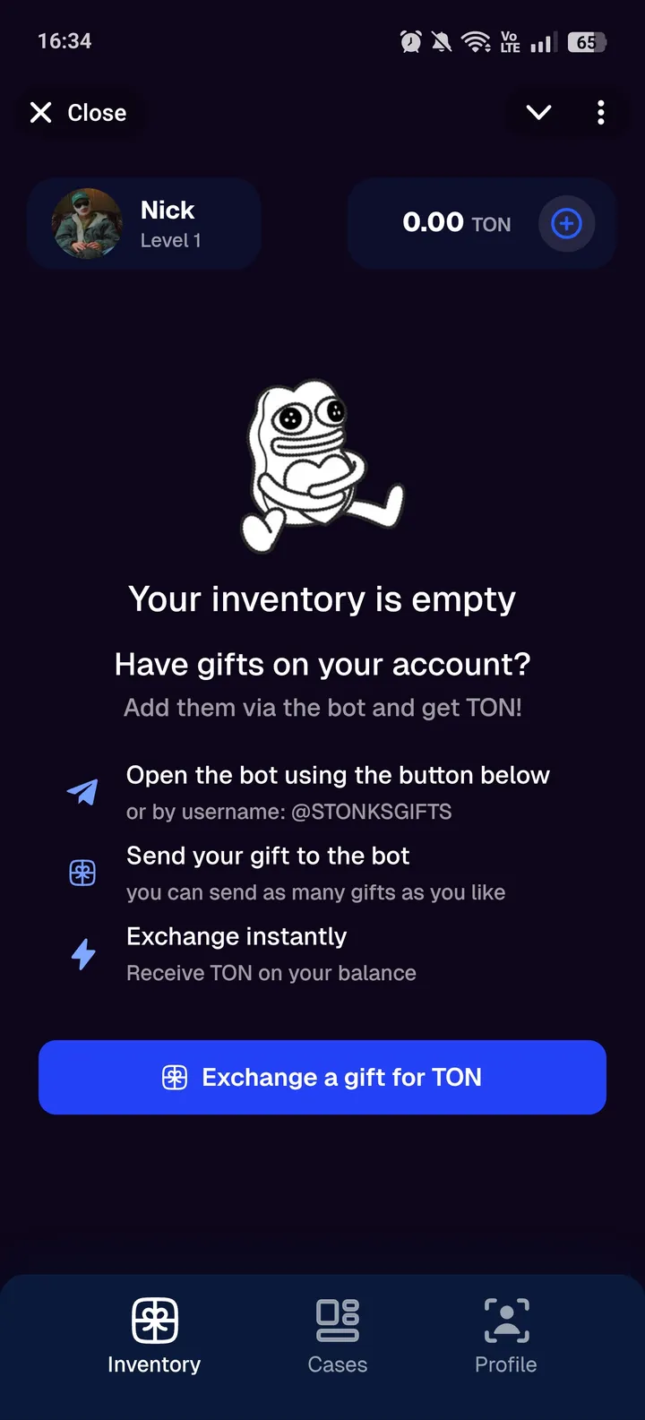 Stonks Gift screenshot 2