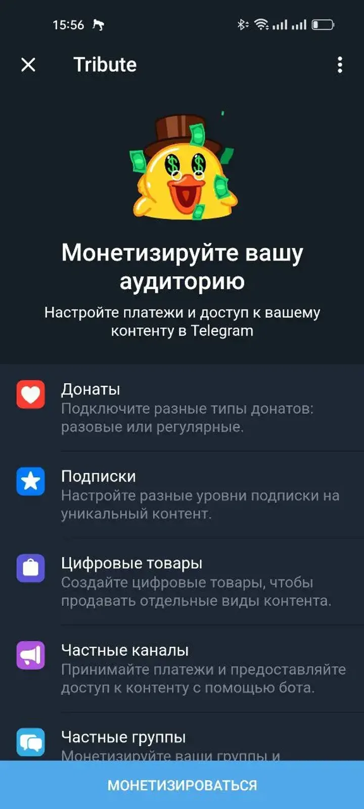 How Subscribe App looks