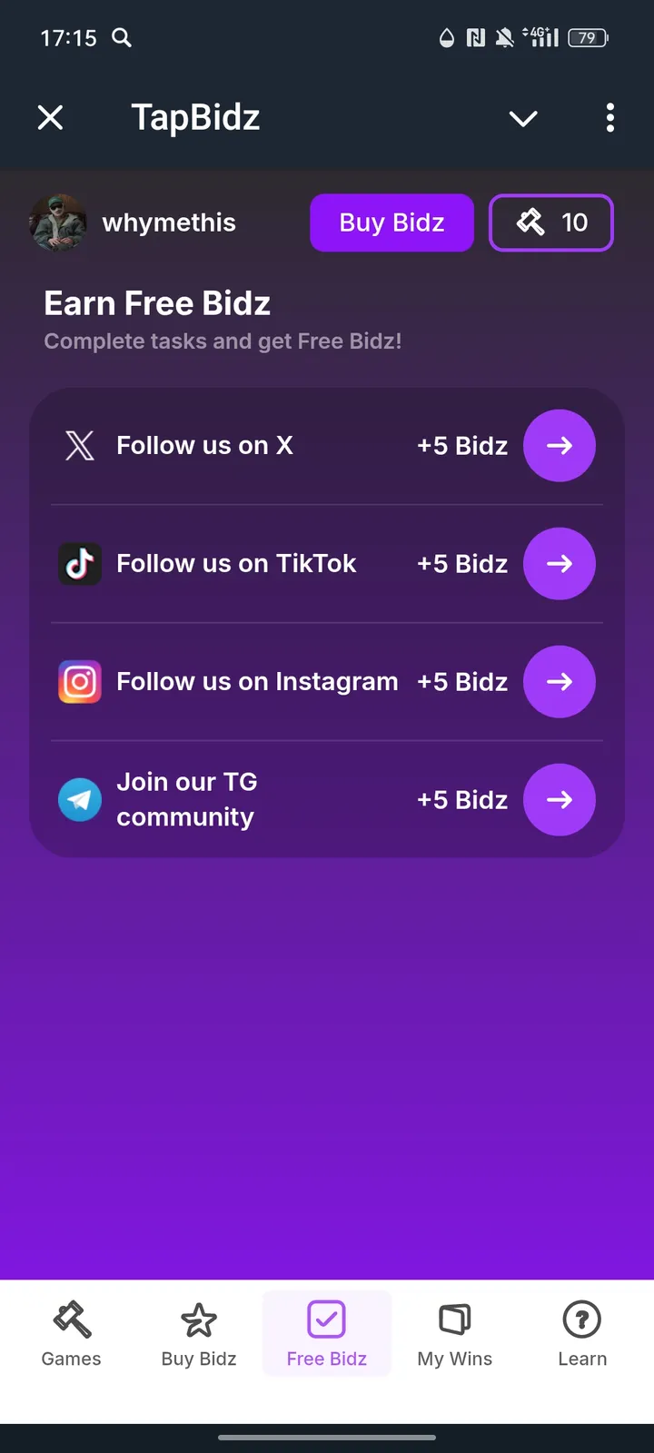 TapBidz screenshot 3
