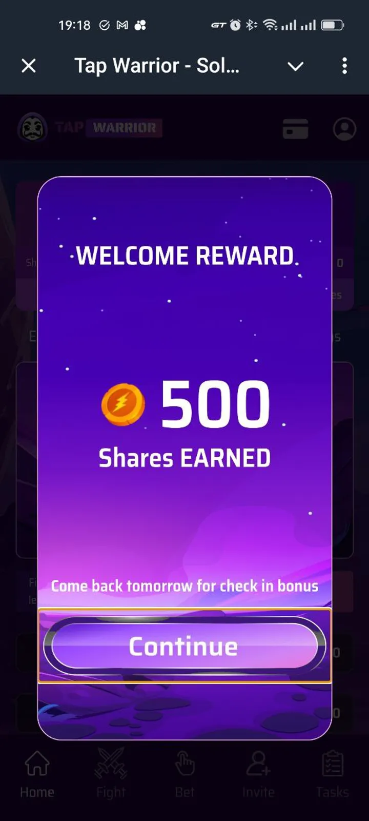 Tap Warrior screenshot 4