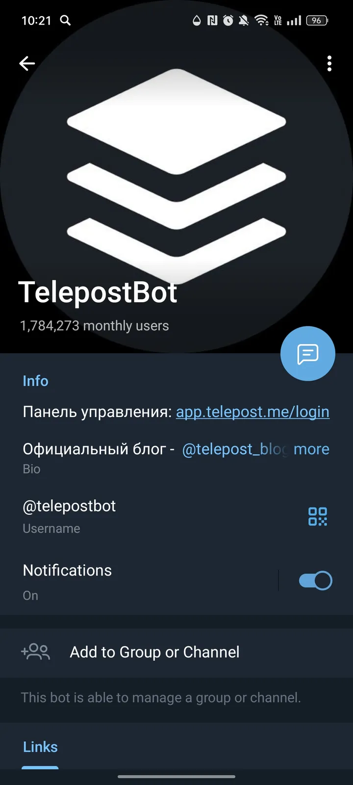How TelepostBot looks