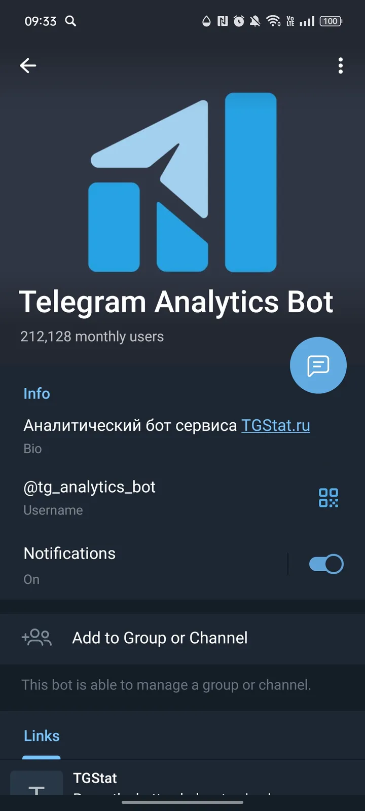 Telegram Analytics Bot screenshot 4