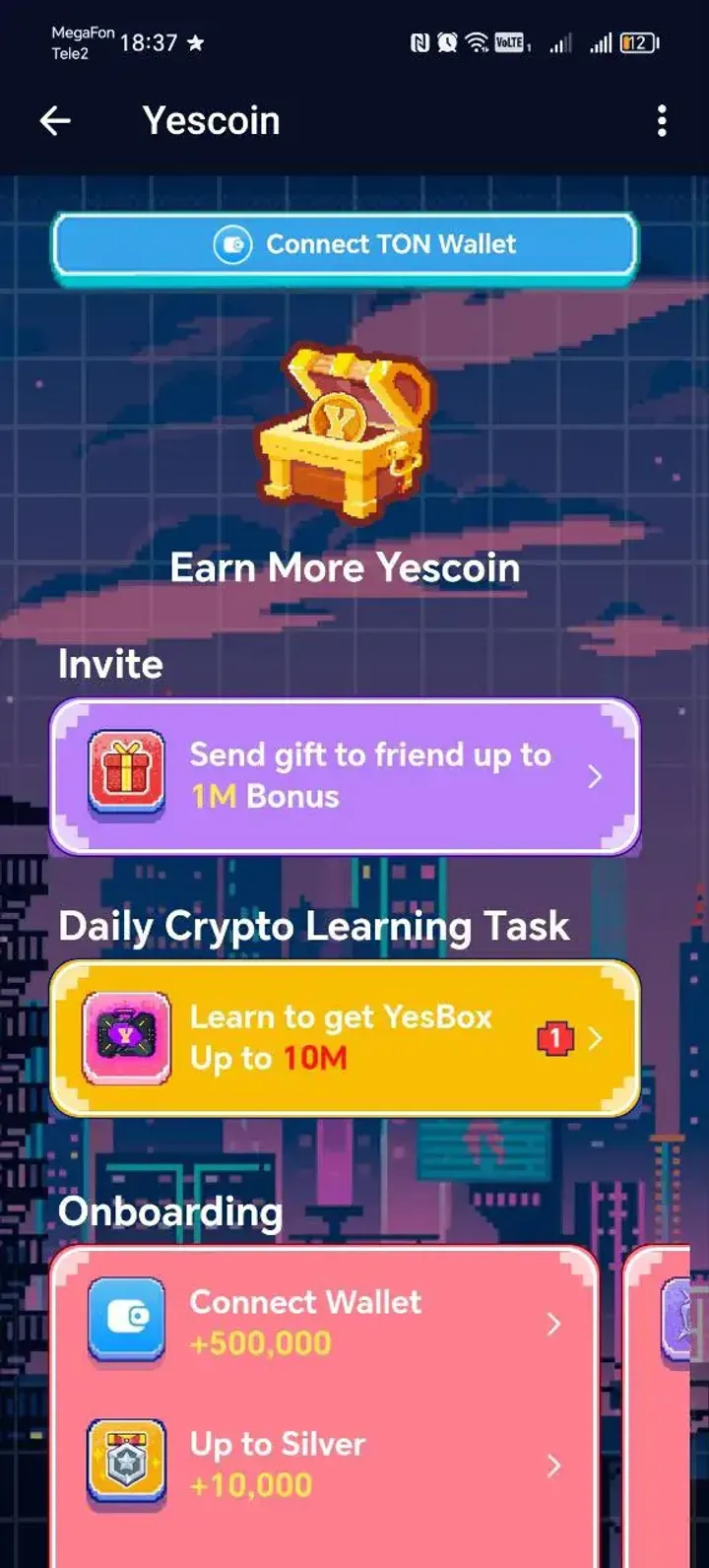 The Yes Coin Bot screenshot 2
