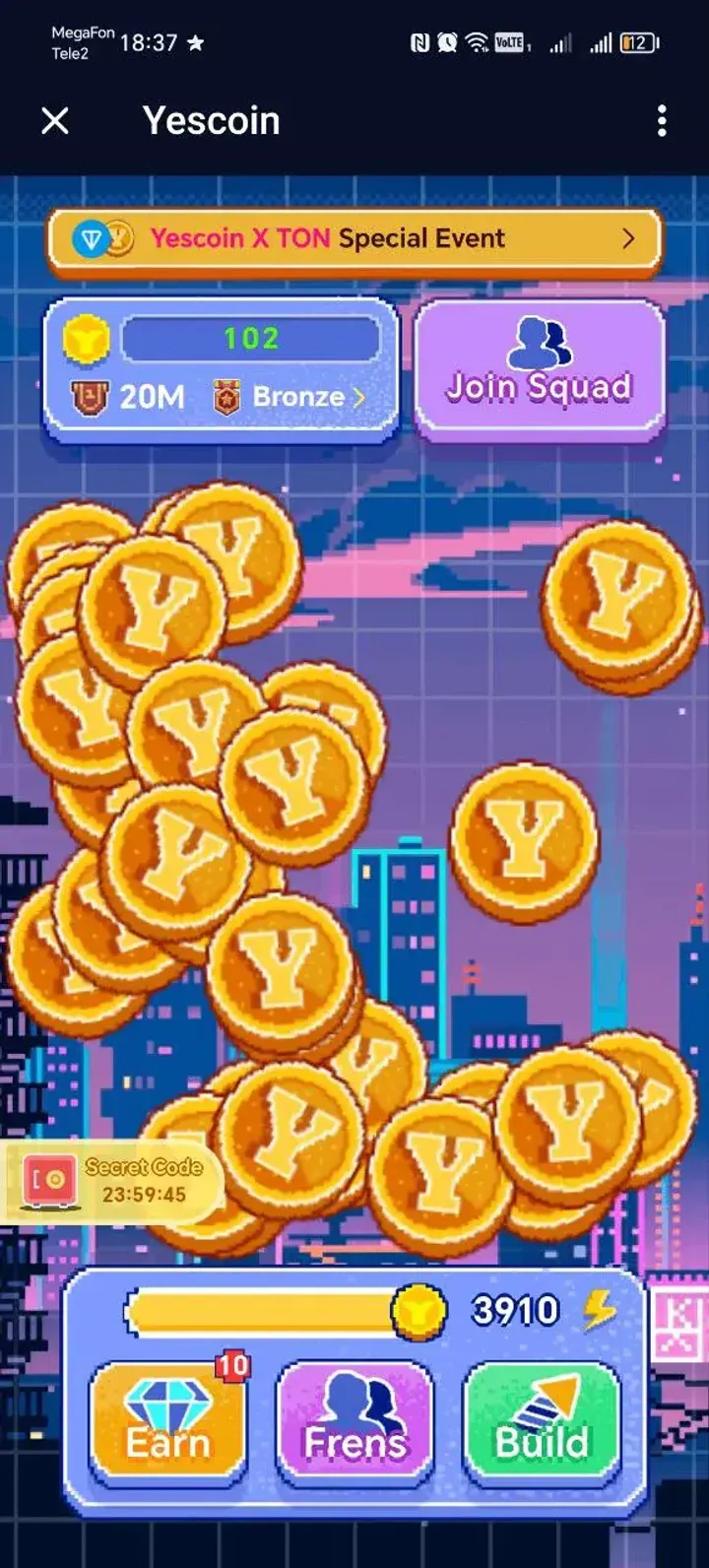 The Yes Coin Bot screenshot 1