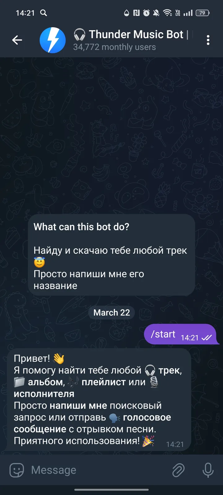 Thunder Music Bot screenshot 1