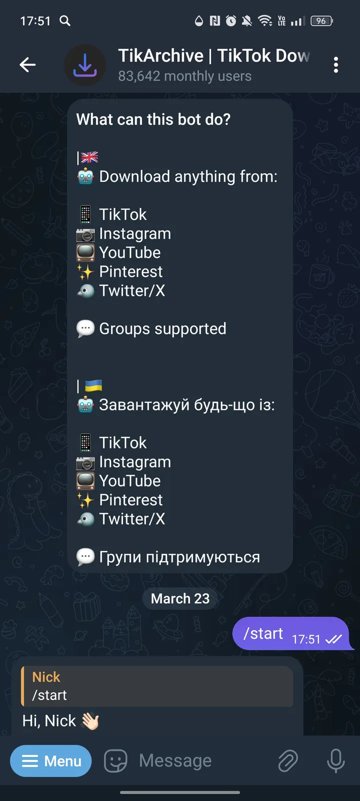 TikArchive screenshot 1