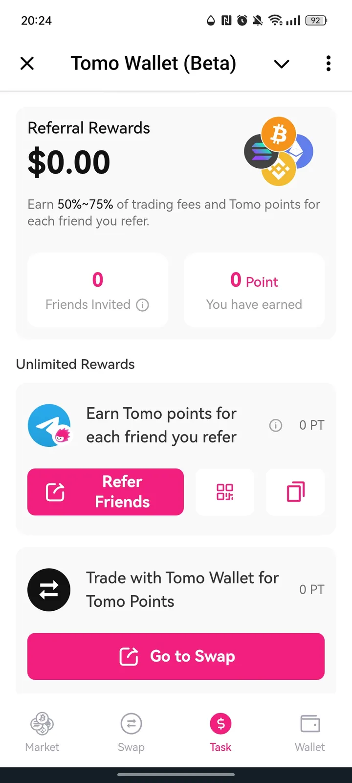 Tomo Wallet Bot screenshot 3
