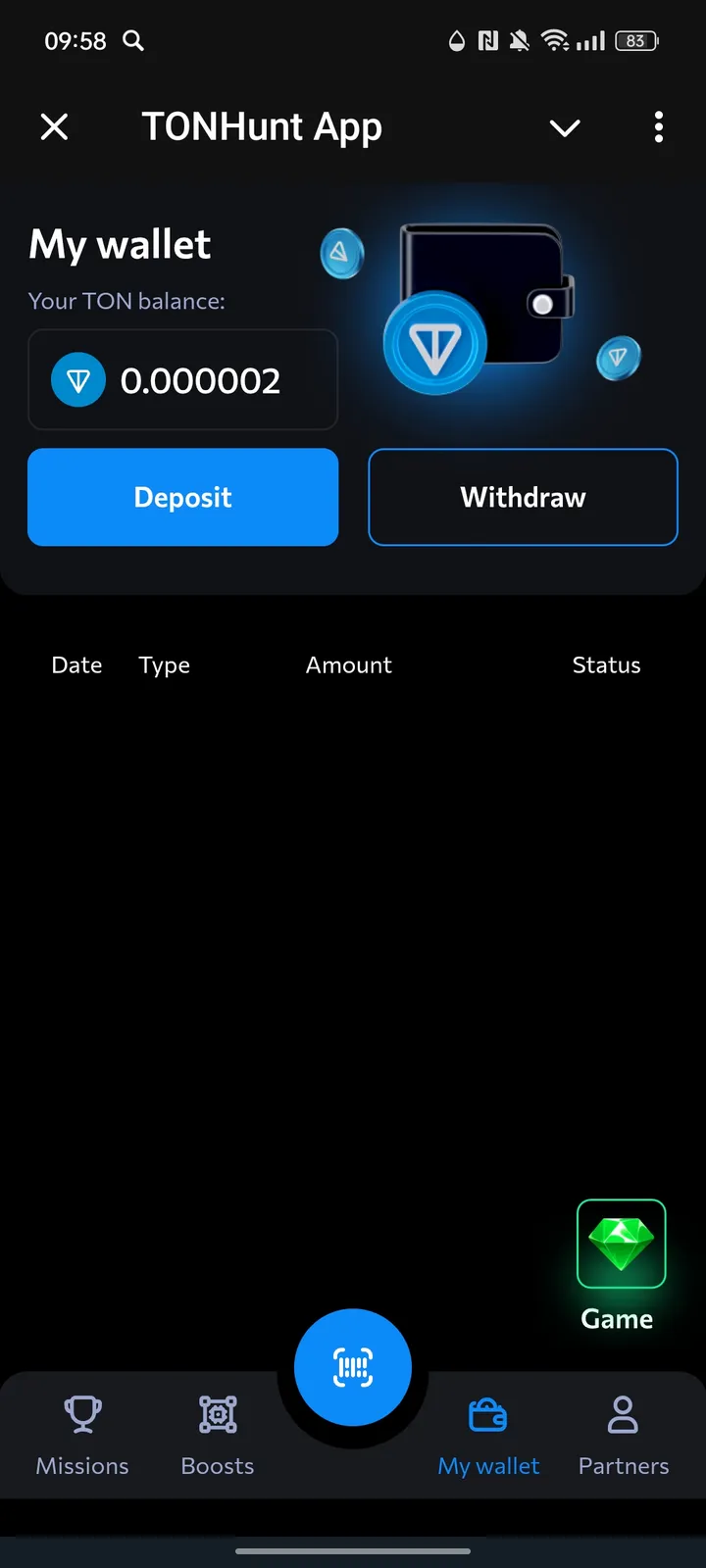 TONHunt App screenshot 3