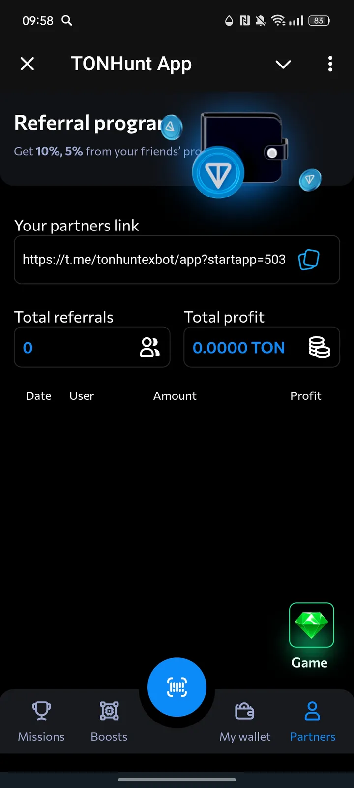 TONHunt App screenshot 4