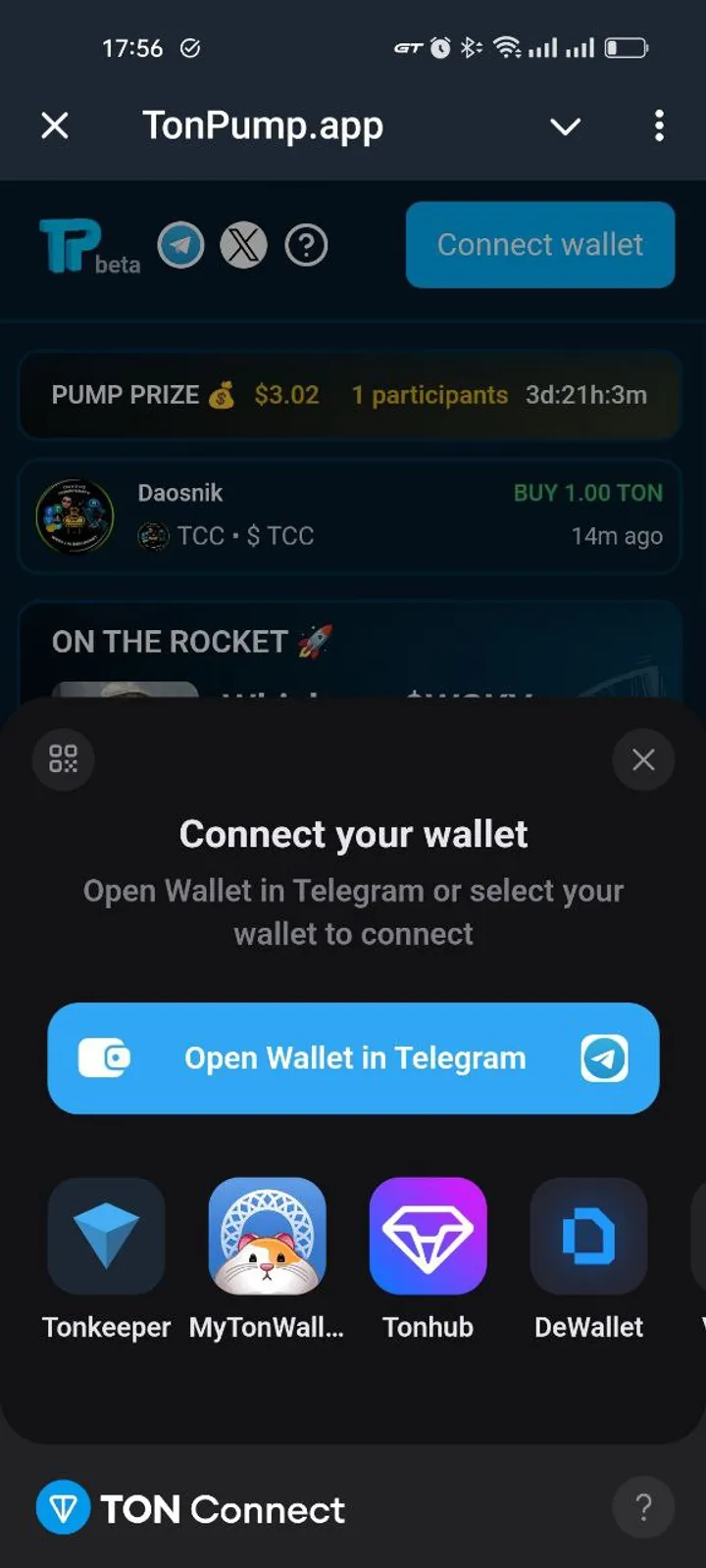 TonPump App screenshot 2