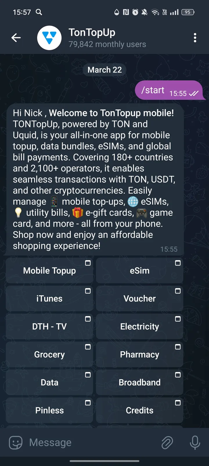 TON Top Up screenshot 1
