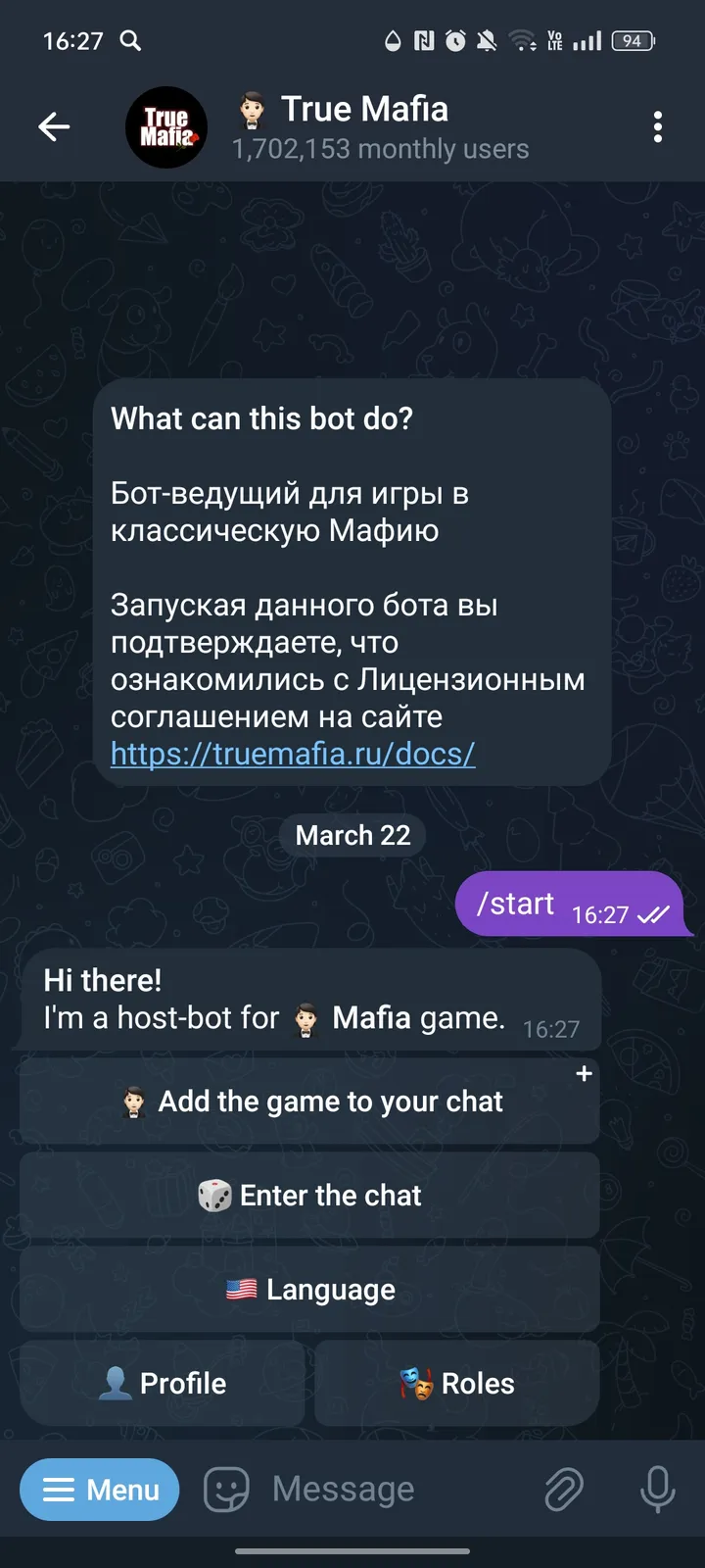 How True Mafia looks