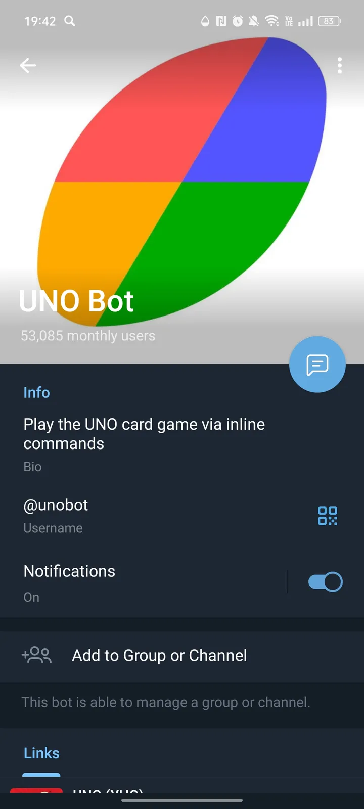 UNO Bot screenshot 4