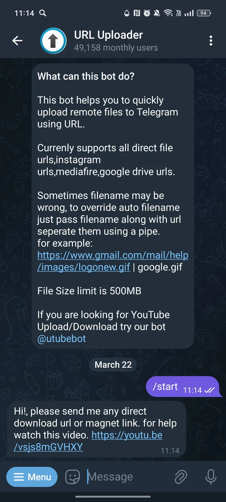 URL Uploader screenshot 1