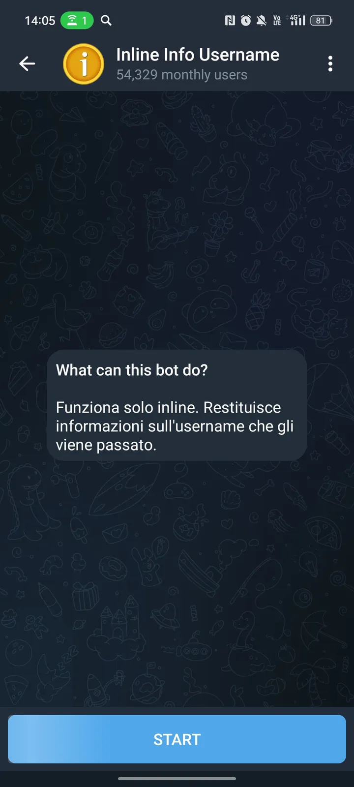US Info Bot screenshot 1