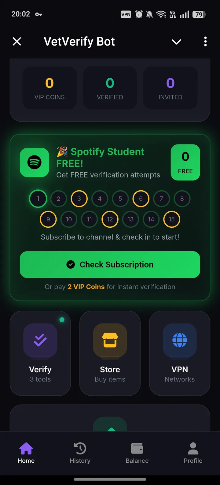 VetVerify Bot screenshot 1